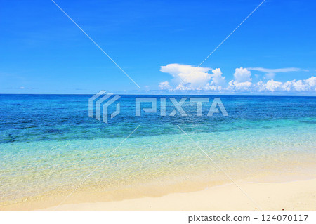Okinawa Miyakojima blue sky and sea 124070117