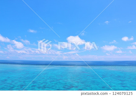 Okinawa Miyakojima blue sky and sea 124070125