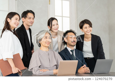 商業職業女性商人 124070270