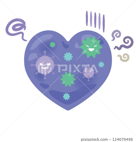 精神緊張和疲憊的例證 124070498