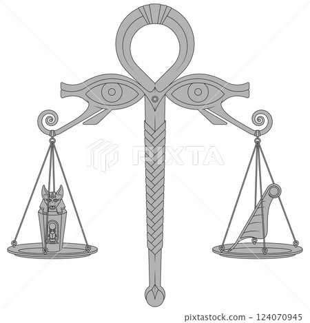 Egyptian Scales of the Judgement of Osiris Egyptian Scales of the Judgement of Osiris 124070945
