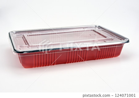 Transparent plastic container 02 Transparent plastic container 02 124071001