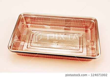 Transparent plastic container 03 Transparent plastic container 03 124071002