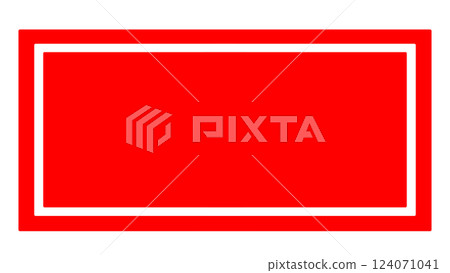 郵票空白底座插圖（長方形） 124071041