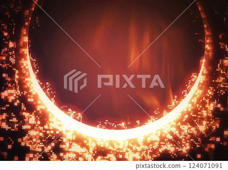 金色發光光圈摘要背景 124071091