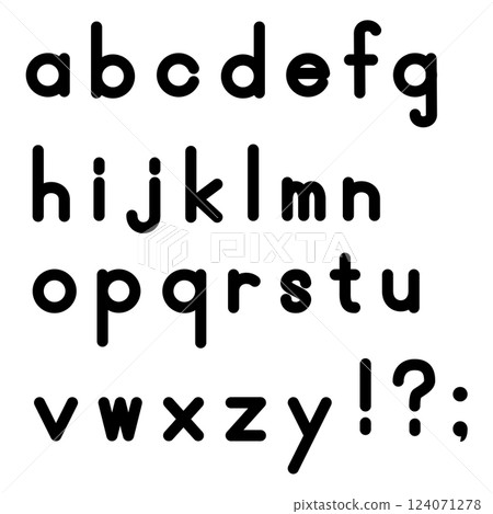 Lowercase alphabet Lowercase alphabet 124071278