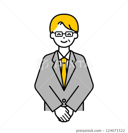 上半身pose_簡單的高級上班族男19 上半身pose_簡單的高級上班族男19 124071522