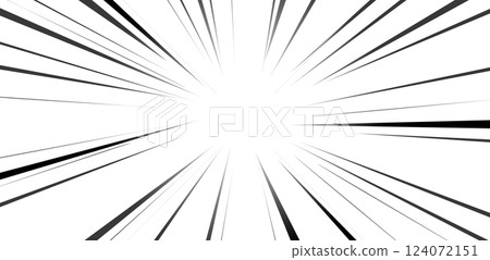 Comic speed lines, radial burst patterns 124072151