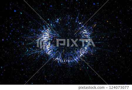 抽象環能量等離子背景 124073077