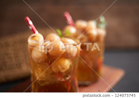 Longan juice, traditional thai drink Longan juice, traditional thai drink 124073745