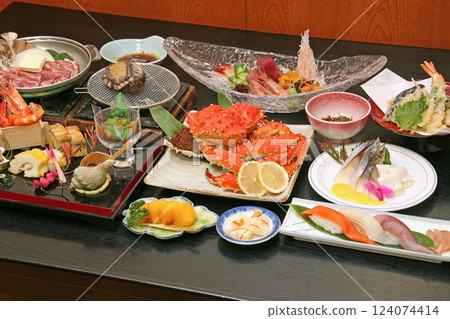 Hokkaido hotel luxury dinner image hot spring hotel hot spring inn Hokkaido hotel luxury dinner image hot spring hotel hot spring inn 124074414