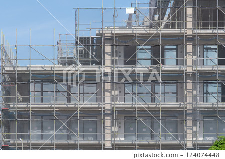 Apartment under construction 124074448