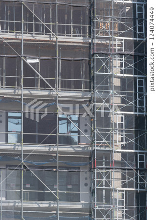 Apartment under construction 124074449