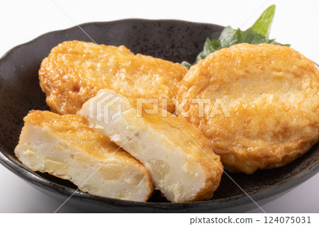 Fried fish cakes with bamboo shoots Fried fish cakes with bamboo shoots 124075031
