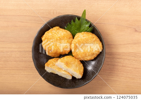 Fried fish cakes with bamboo shoots Fried fish cakes with bamboo shoots 124075035