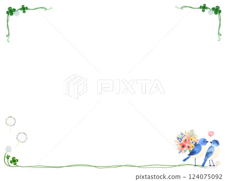 Bluebird Happiness Frame 2 Bluebird Happiness Frame 2 124075092