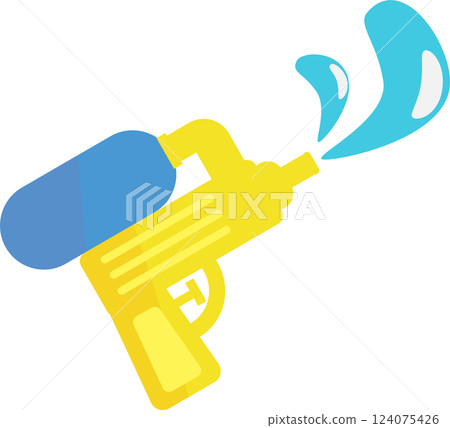 簡單可愛的水槍圖片素材 124075426