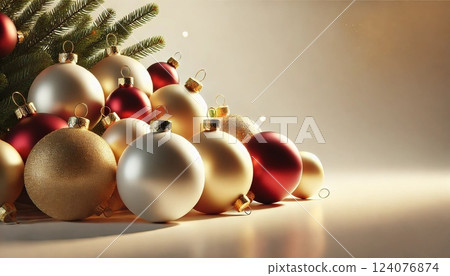 Simple Christmas Ornaments 124076874