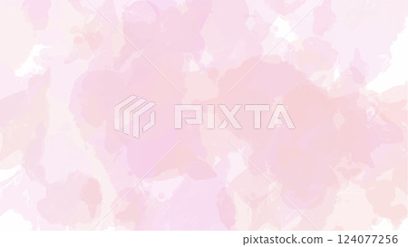 Pink watercolor background with copyspace for your design. vector. 124077256