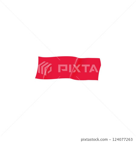 Horizontal pink sticky tape vector icon, realistic adhesive wrinkled piece, torn glued duct tape, corrugated sticker Horizontal pink sticky tape vector icon, realistic adhesive wrinkled piece, torn glued duct tape, corrugated sticker 124077263