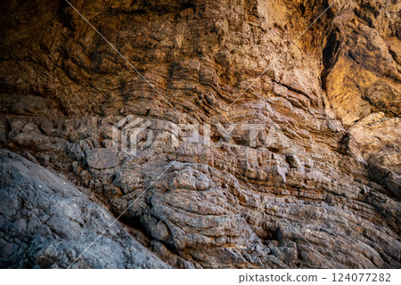 Rock wall surface Rock wall surface 124077282