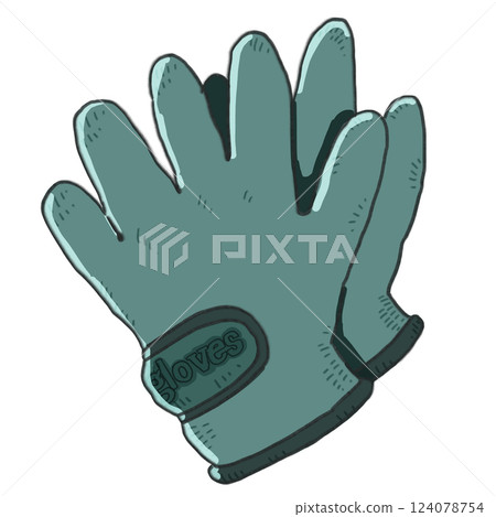 Retro gloves 124078754