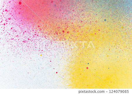 Spray paint colorful background 124079085