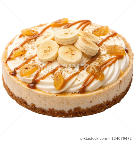 Tempting Banoffee Pie A Luscious Layered Dessert of Banana Caramel and Creamy Whipped Topping on Tempting Banoffee Pie A Luscious Layered Dessert of Banana Caramel and Creamy Whipped Topping on 124079472
