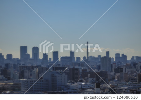 Urban Cityscape View of High-Rise Residential Buildings, Tokyo Dec 6 2024 Urban Cityscape View of High-Rise Residential Buildings, Tokyo Dec 6 2024 124080510