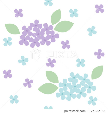 繡球花無縫模式 124082133