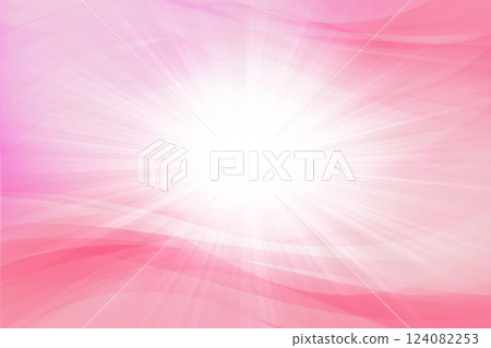 集中的線條、波浪和曲線粉紅色背景 集中的線條、波浪和曲線粉紅色背景 124082253