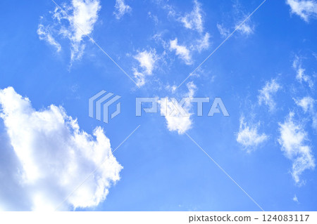 Blue sky and cloud image 124083117