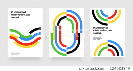 Layout template for sports event or competition. 124083549