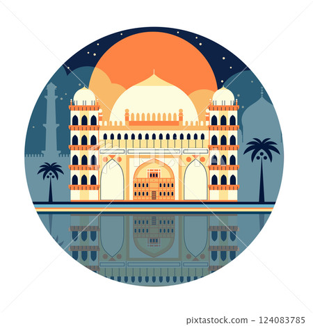 Gol Gumbaz Mausoleum India Travel Scene 124083785