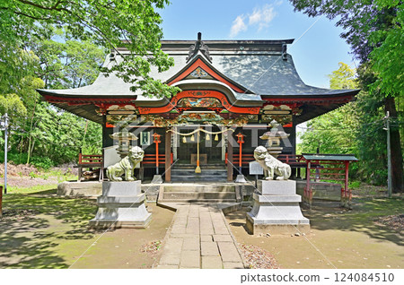 Walking around Annaka-shuku on the Nakasendo road: Kumano Shrine, Annaka city 124084510