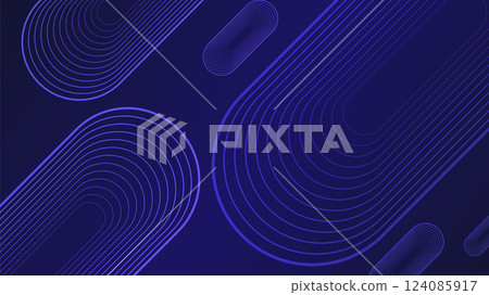 Layered geometric patterns create a dynamic abstract background in shades of blue. Layered geometric patterns create a dynamic abstract background in shades of blue. 124085917