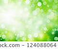Green blurred ball background 124088064