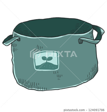 Retro nonwoven planter 124091786