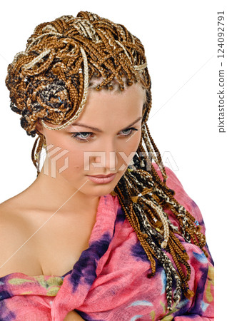 african plaits 124092791