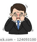 哭泣的上班族 124093100