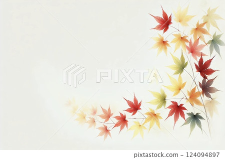 秋葉,楓葉,秋天的景象 秋葉,楓葉,秋天的景象 124094897