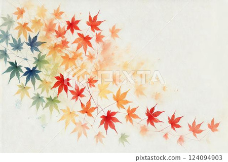 秋葉,楓葉,秋天的景象 秋葉,楓葉,秋天的景象 124094903