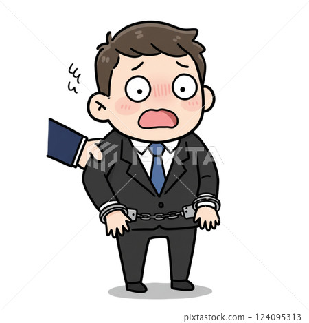 被捕的工薪族 124095313