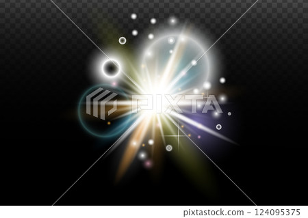 abstract light effect with sparks abstract light effect with sparks 124095375
