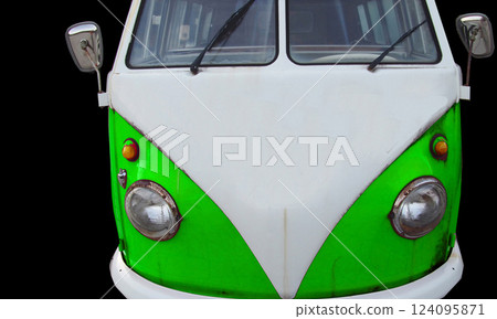 Two-tone minivan 124095871