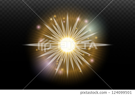 vector illustration of a light 124099501