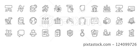 Technical documentation, Teamwork chart and Dollar rate line icons. Pack of Speakers, Calendar, Project deadline icon. Search document, Cash back, Recovery file pictogram. Omega. Line icons. Vector Technical documentation, Teamwork chart and Dollar rate line icons. Pack of Speakers, Calendar, Project deadline icon. Search document, Cash back, Recovery file pictogram. Omega. Line icons. Vector 124099726