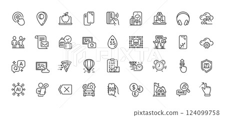 Swipe up, Quick tips and Money currency line icons pack. AI, Question and Answer, Map pin icons. Headphones, Smartphone, Binary code web icon. Vector Swipe up, Quick tips and Money currency line icons pack. AI, Question and Answer, Map pin icons. Headphones, Smartphone, Binary code web icon. Vector 124099758
