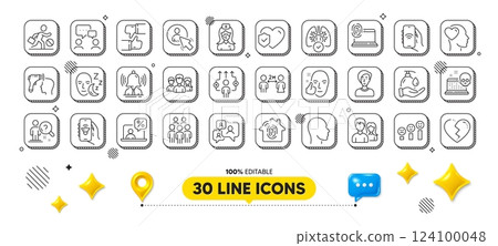 User, Businesswoman person and Like line icons pack. 3d design elements. Sleep, Broken heart, Teamwork web icon. Brand, Business way, Music app pictogram. Vector User, Businesswoman person and Like line icons pack. 3d design elements. Sleep, Broken heart, Teamwork web icon. Brand, Business way, Music app pictogram. Vector 124100048