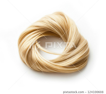 one beautiful blond lock of hair 124100608